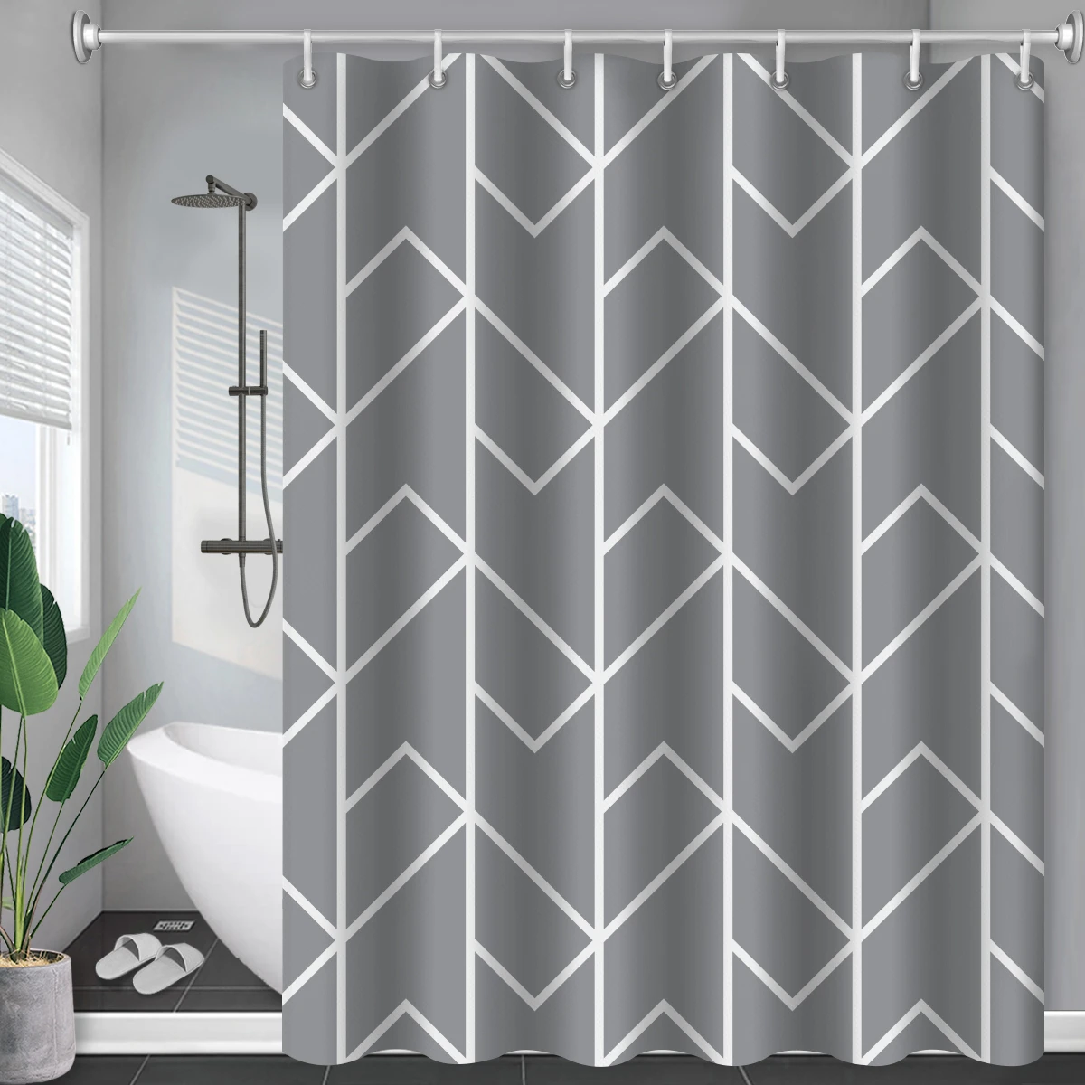 bed bath shower curtain