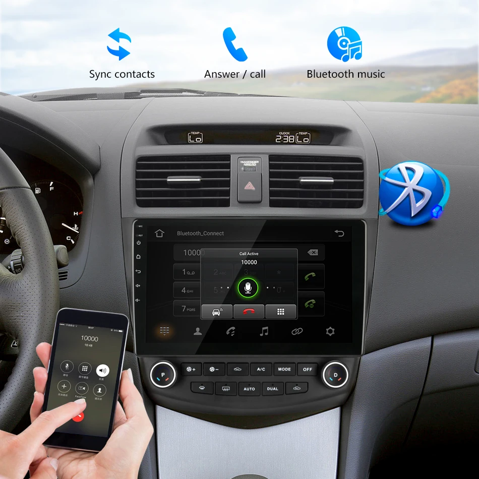 Top Vtopek Android Car Radio for Honda Accord 7 2005 2006 2007 2008 Multimedia player Radio Tuner 4G Network WIFI Mirror Link 15