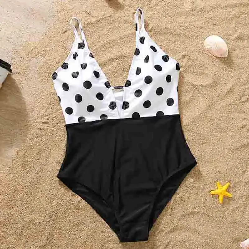 Mommy and Me Cute Dot Swimsuit Bikini for Family Mother Daughter Matching Summer Clothes Outfits 2