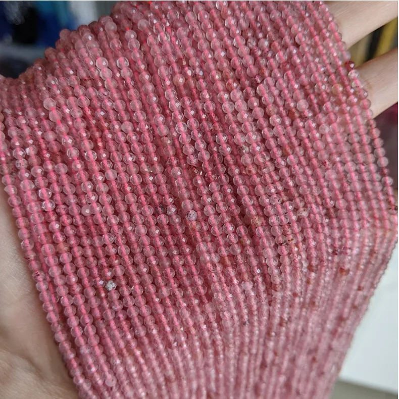 Рисунок 2 - Натуральные граненые круглые бусины