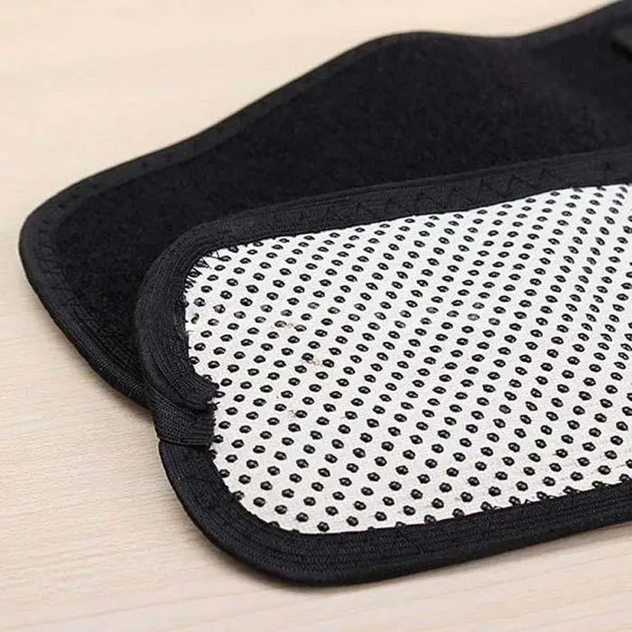 Multi-function Waist Back Treatment Self-heating Magnetic-Therapy 0.2kg Black Belt