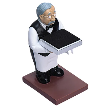 

Resin Watch Stand Individuality Old Housekeeper Watch Storage Boxes Case Fashion Watch Display Case Jewelry Gift Organizer Black