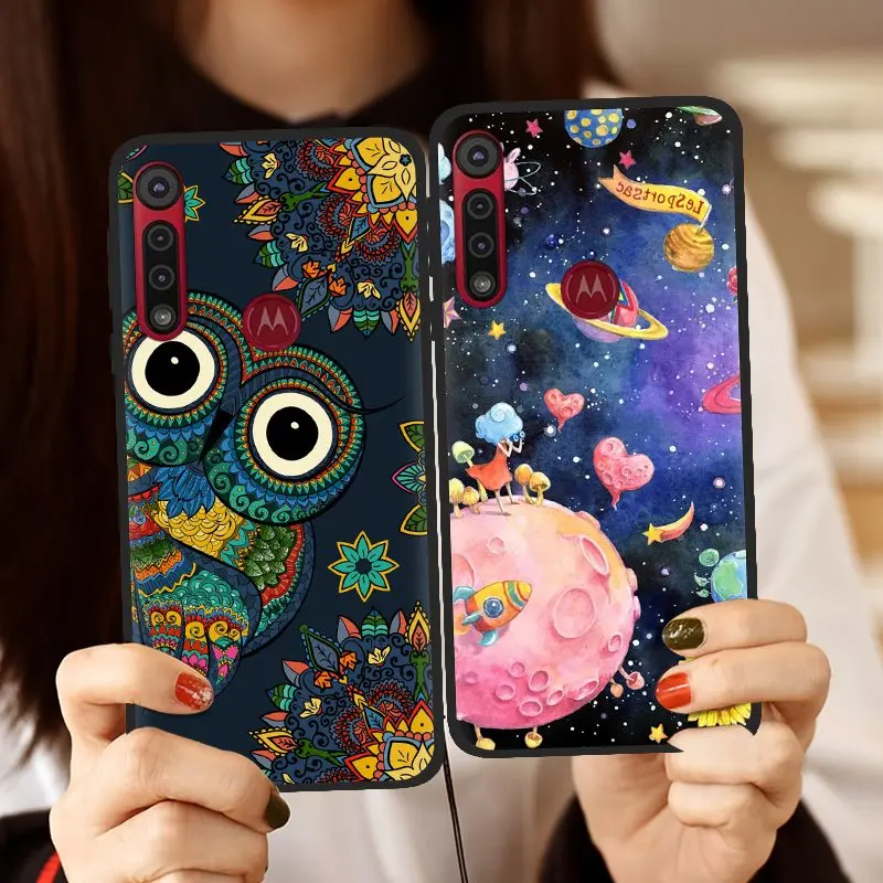 Противоударный Водонепроницаемый чехол для телефона MOTO G8 Play силиконовый