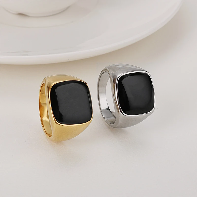 Punk Black Onyx Stone Rings Stainless Steel Gold Flat Black Stone Signet Ring Men Never Fade Rock Fashion Punk Square Jewelry Rings Aliexpress Punk Black Onyx Stone Rings Stainless Steel Gold Flat Black Stone Signet Ring Men Never Fade Rock Fashion Punk Square Jewelry Rings Aliexpress