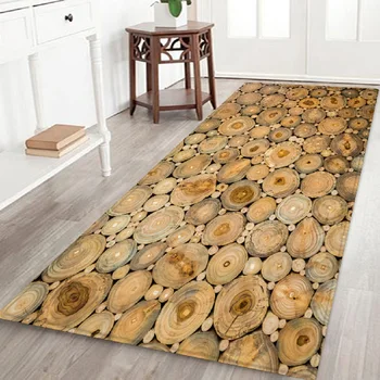 

2pcs Floor Carpet Mat Anti-slip Area Rug Door Mat for Bedroom Bathroom 60x180cm