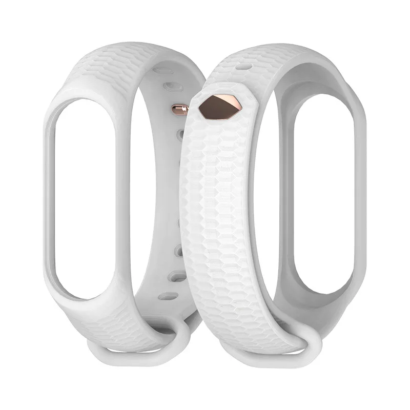 Детский самокат наручный ремешок на замену для Mi Band 4 Ремешок Браслет для Mi band 3 ремешок смарт-браслет для Mi Band 4 ремень - Цвет: white