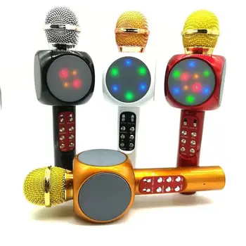 

Portable National Karaoke Microphone Mobile Phone Karaoke Wireless Condenser Microphone Audio Machine