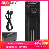 Liitokala USB Smart литий NiMH Батарея Зарядное устройство для 1.2 В 3.7 В AA AAA 26650 18650 18350 17500 14500 16340 25500 10440 Батарея