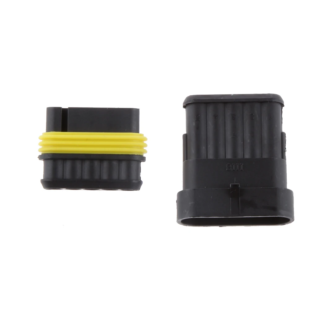 5 Pin Pin Plug Car Waterproof Connector For Motorcycle, Car, Truck, Boat