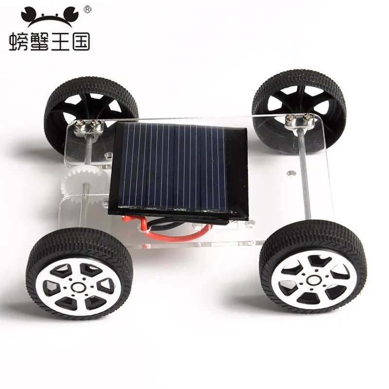 

Electric Mini Solar Energy Driven Car DIY Small Production Invention Science And Technology Small Production Stem Science Experi