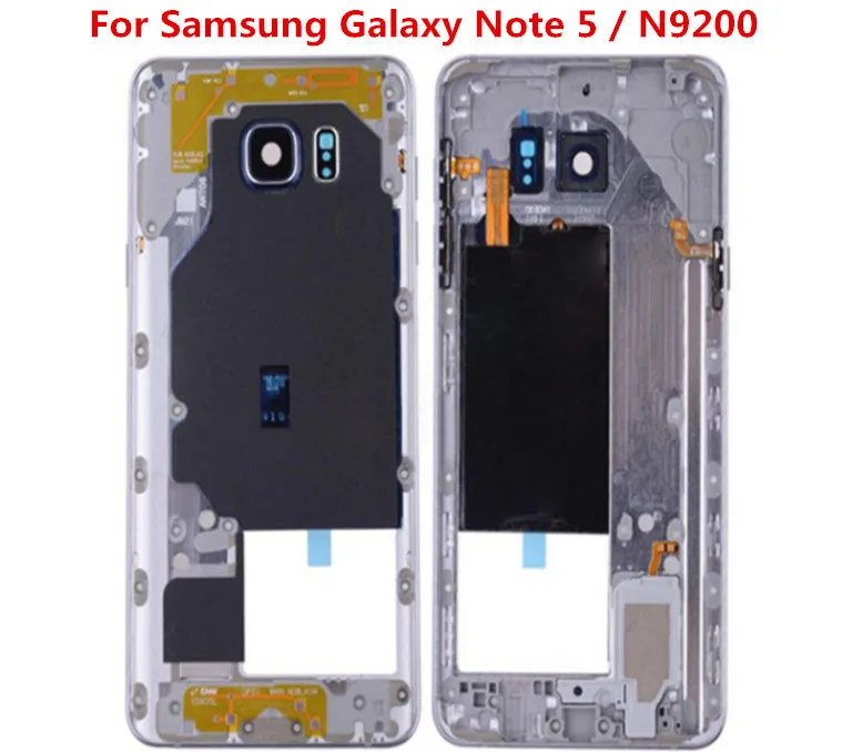 Для Samsung Galaxy Note 5 N920 средняя рамка металлический каркас корпус с боковыми кнопками