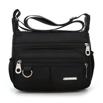 

Fashion colorful women shopping handbags!Nice solid lady Oxford shoulder&crossbody bags All-match multi-zippers Casual Carrier