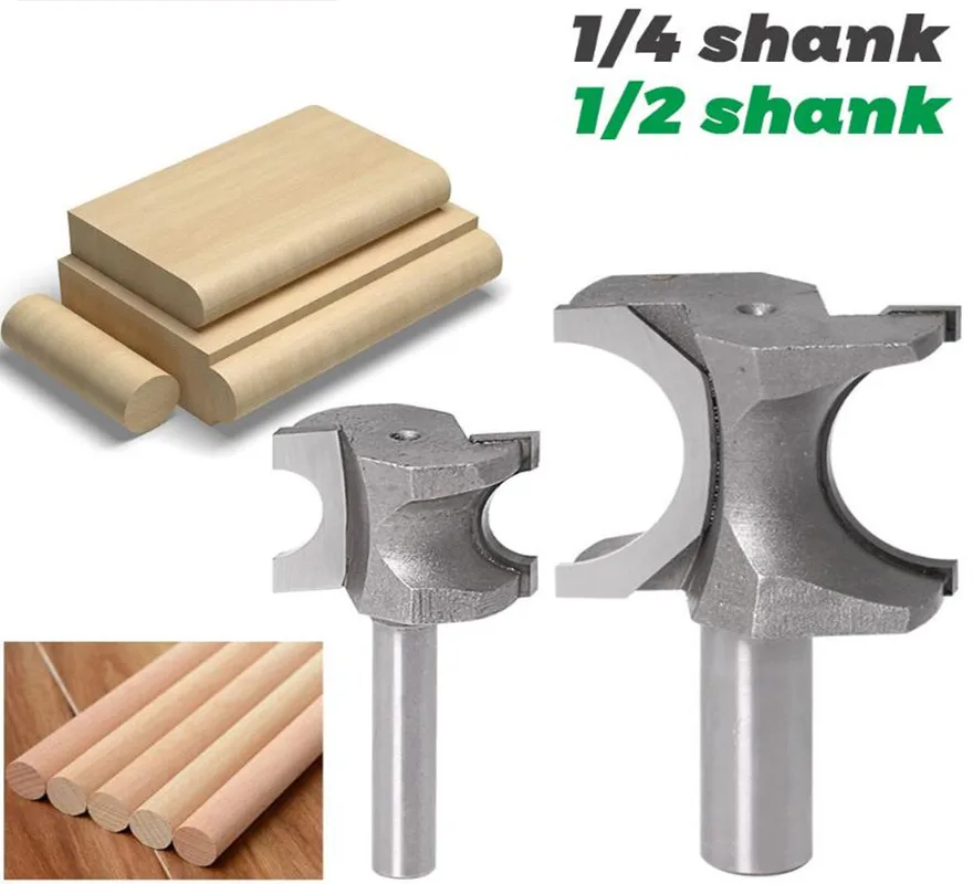 Woodruff Keyseat Milling Cutters 1Pc Half Round Side Cutter Router Bit 12.7mm/6.35mm Shank Woodworking Bits Wholesale | Инструменты