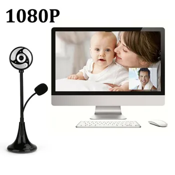 

Full HD 1080P Webcam Desktop Computer PC Video USB With Microphone Night Vision Camera Webcast Web Cam kamera internetowa A50