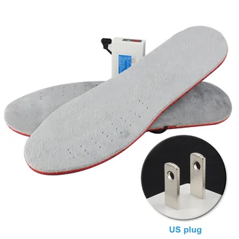 

Walking Internal Comfortable Washable Shock Absorption Keep Warm Winter Breathable Electric Outdoor Heating Insole Soft EVA