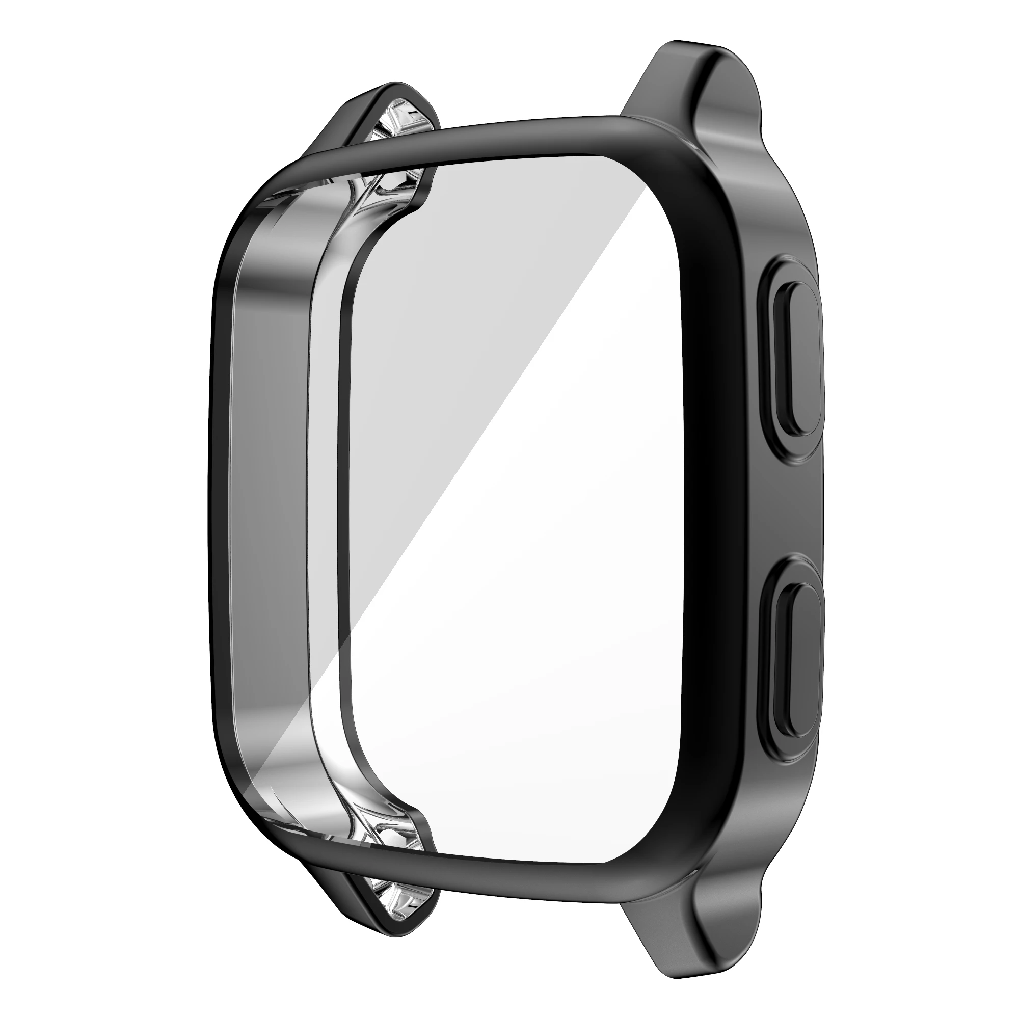 Housse de boîtier de montre pour Garmin Venu Sq Housse de pare-chocs de  protection Protecteur d'écran en verre trempé intégré, étui de protection  rigide