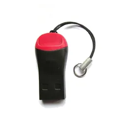 Mini USB 2.0 en forme de sifflet, dessin animé, Micro UE TF, lecteur de carte mémoire Flash 1 en 1, adaptateur SD pour téléphone portable 