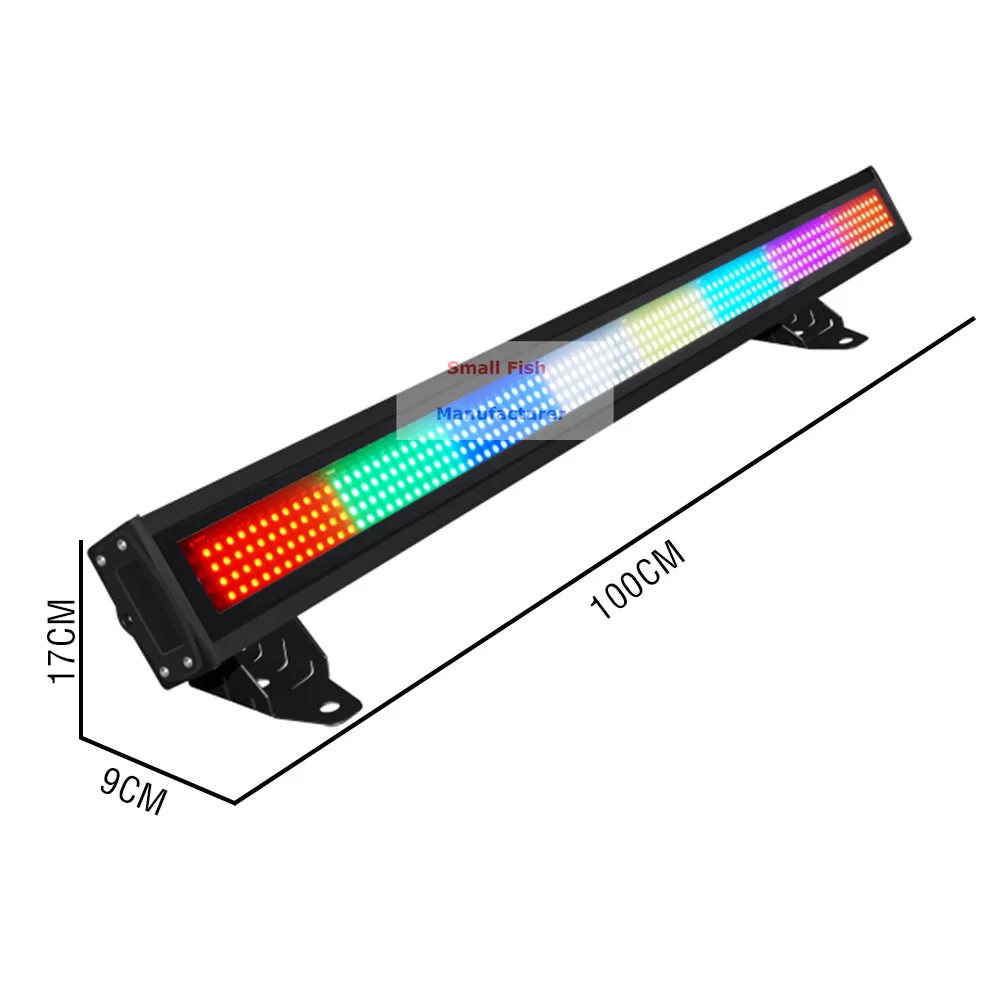 DMX 512 светодиодный стробоскоп для сценического освещения мигающий светильник ing водонепроницаемый 384 светодиодный S RGBW 4в1 светодиодный настенный светильник для мытья бара диско Dj сценический светильник ing Effect