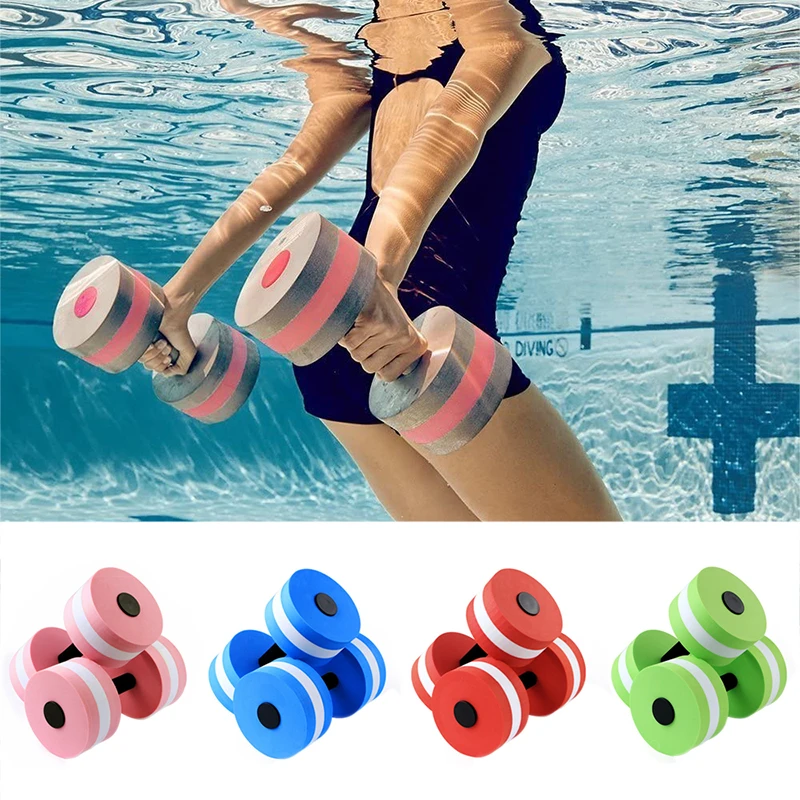 Aquatic Exercise Dumbbells for Water Aerobics Fitness /& Pool Exercise Set of 2