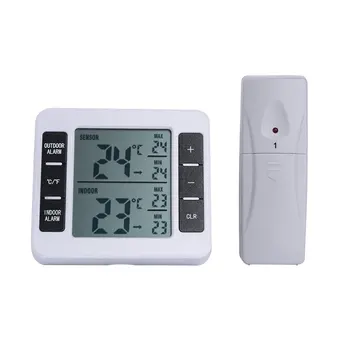 

Sensors Wireless Digital Freezer Alarm Thermometer Fridge Home Indoor /Outdoor