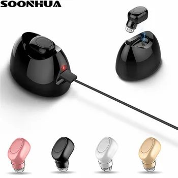 

X11 Mini Bluetooth Wireless Earphone In Ear Portable Noise Cancelling Game Stereo Call Headsets Magnetic USB Charger