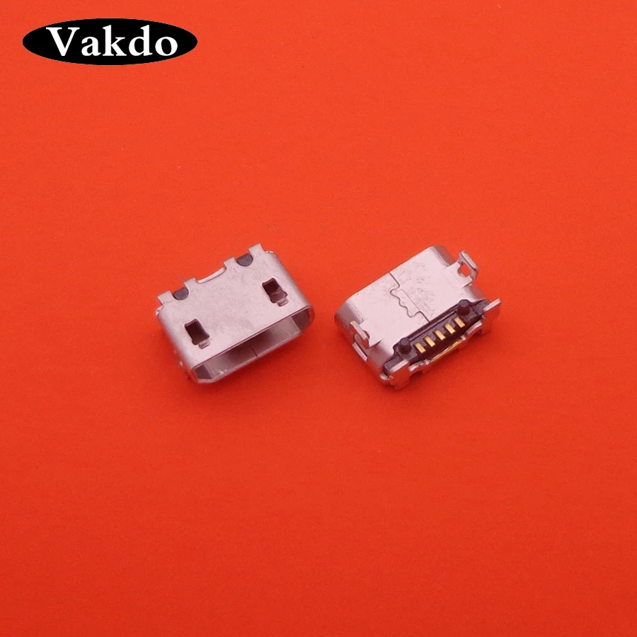 100 шт./лот Micro USB 5pin B Тип гнездовой разъем для мобильного телефона Micro USB разъем 5-контактный разъем зарядки порт для зарядки