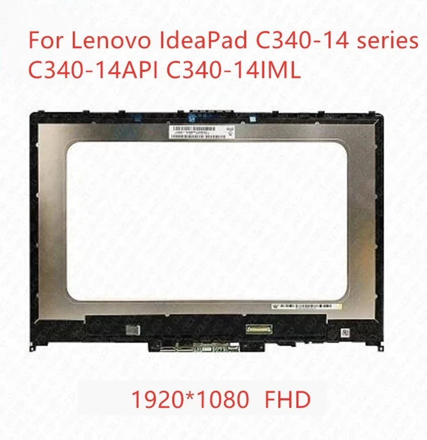 Новинка сенсорный ЖК-экран 14 дюймов для Lenovo IdeaPad C340-14IWL C340-14 C340-14API цифровой