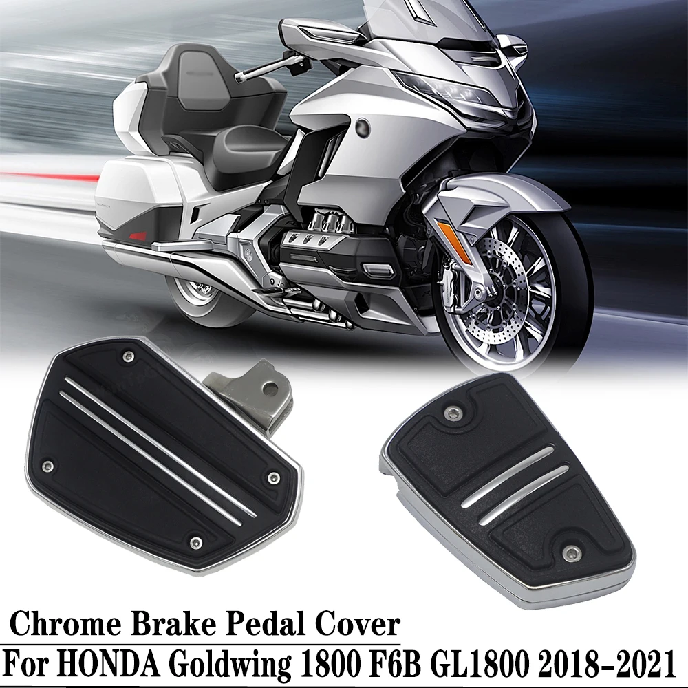 

Motorcycle Accessories Brake Pedal Cover Chrome Brake Pedal Extension For HONDA Goldwing 1800 F6B GL1800 2018-2021