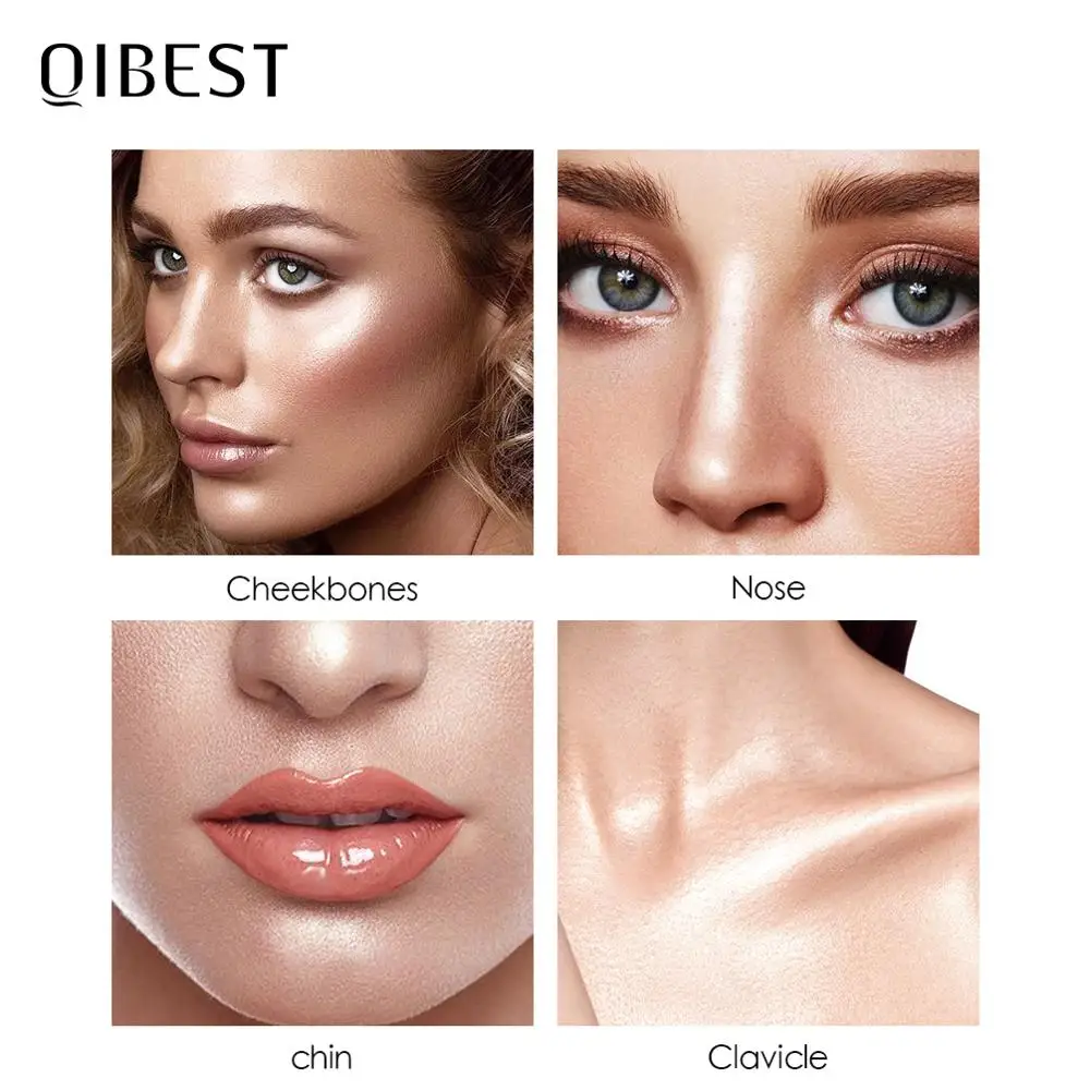 QIBEST 4 цвета хайлайтер карандаш макияж корректор Контурный для лица консилер