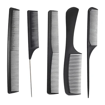 

5pcs Classic Hair Styling Comb Portable Hairdressing Comb Practical Beauty Tools Multi-purpose Pointed Tail Comb for Home Salon