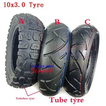 

10x3.0 inner outer Tyre / Tubeless tire For KUGOO M4 PRO Electric Scooter wheel 10'' Folding electric scooter wheel tire 10*3.0