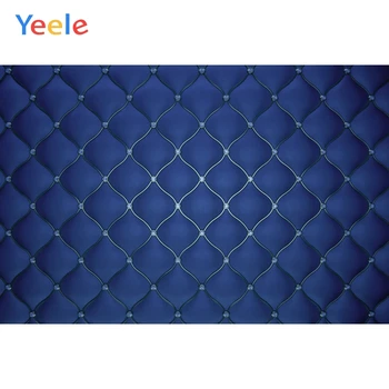 

Yeele Leather Lattice Diamonds Luxury Headboard Photography Backgrounds Customized Photographic Backdrops For Photo Studio