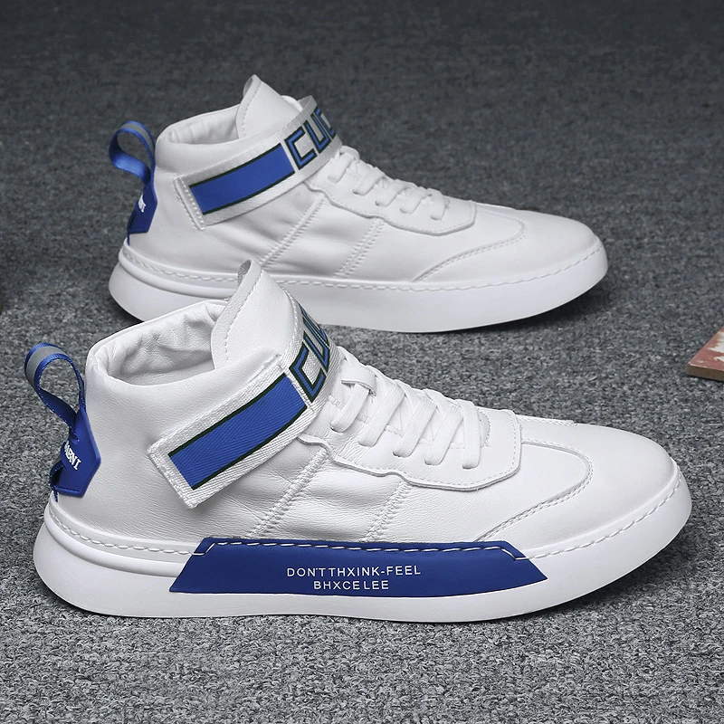high ankle white shoes for mens