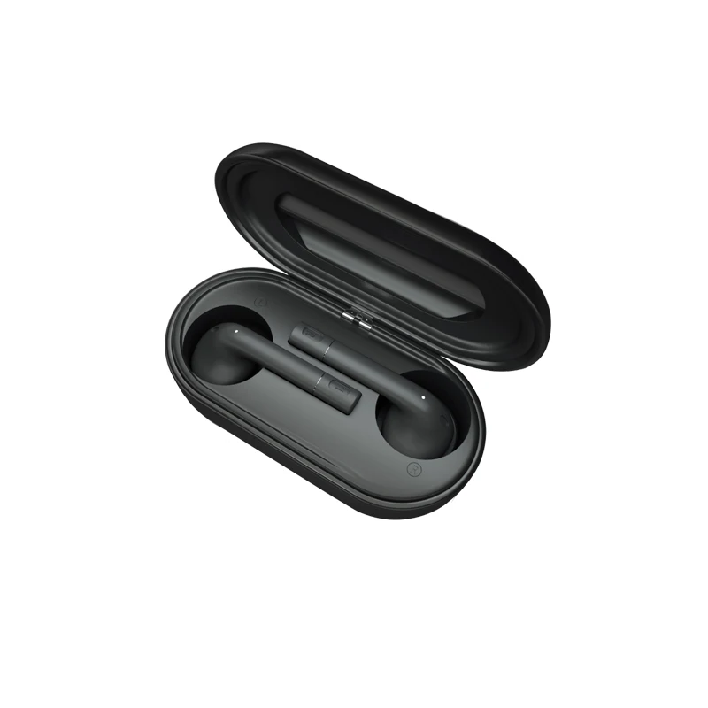 Black TWS беспроводной Bluetooth 5,0 футляр для наушников спортивные сенсорные наушники настоящие HIFI наушники 6D HD стерео наушники с микрофоном PK T5 QS1 GT1 - Цвет: Black