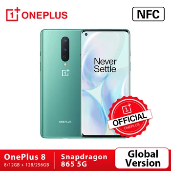 

Global Version OnePlus 8 5G Smartphone Snapdragon 865 Octa Core 128/256GB 6.55'' 90Hz Fluid Screen 48MP Triple 2K Video