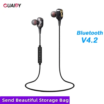 

Bluetooth V4.2 Headsets Wireless Neck Hanging Earphone In Ear Sports Earbuds Microphone HD Stereo For iPhone 11 Xiaomi Universal