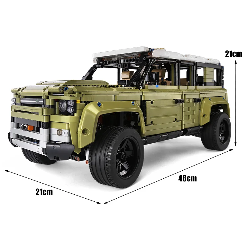 Technic модель автомобиля совместима с Legoed 42110 Land Rover Defender SUV автомобиль игрушки