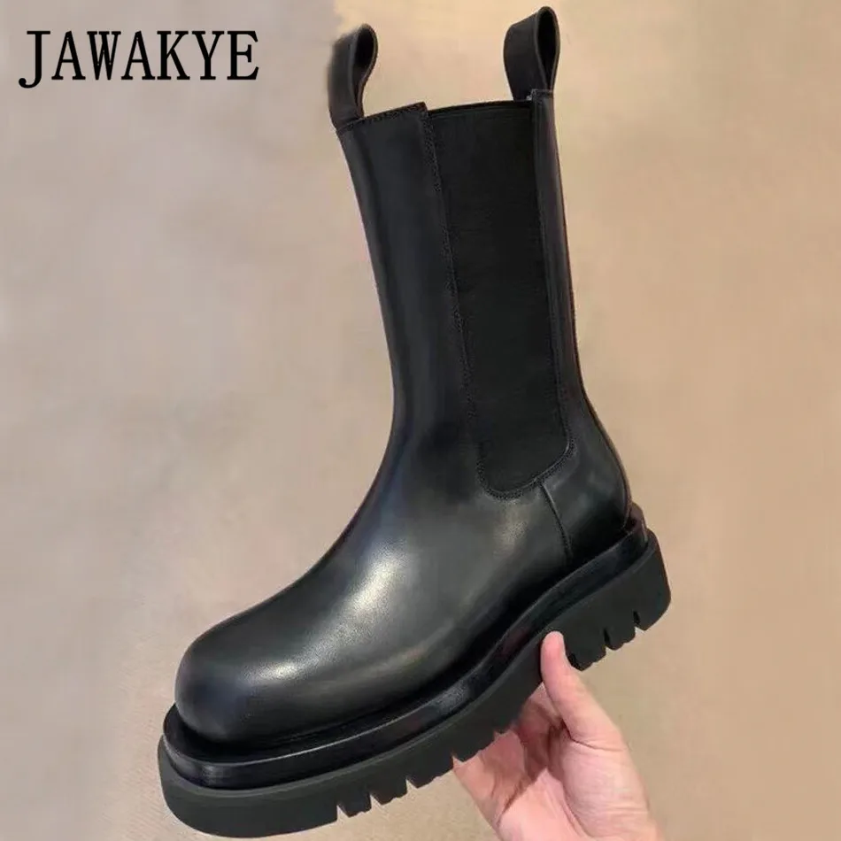 chelsea boots thick sole