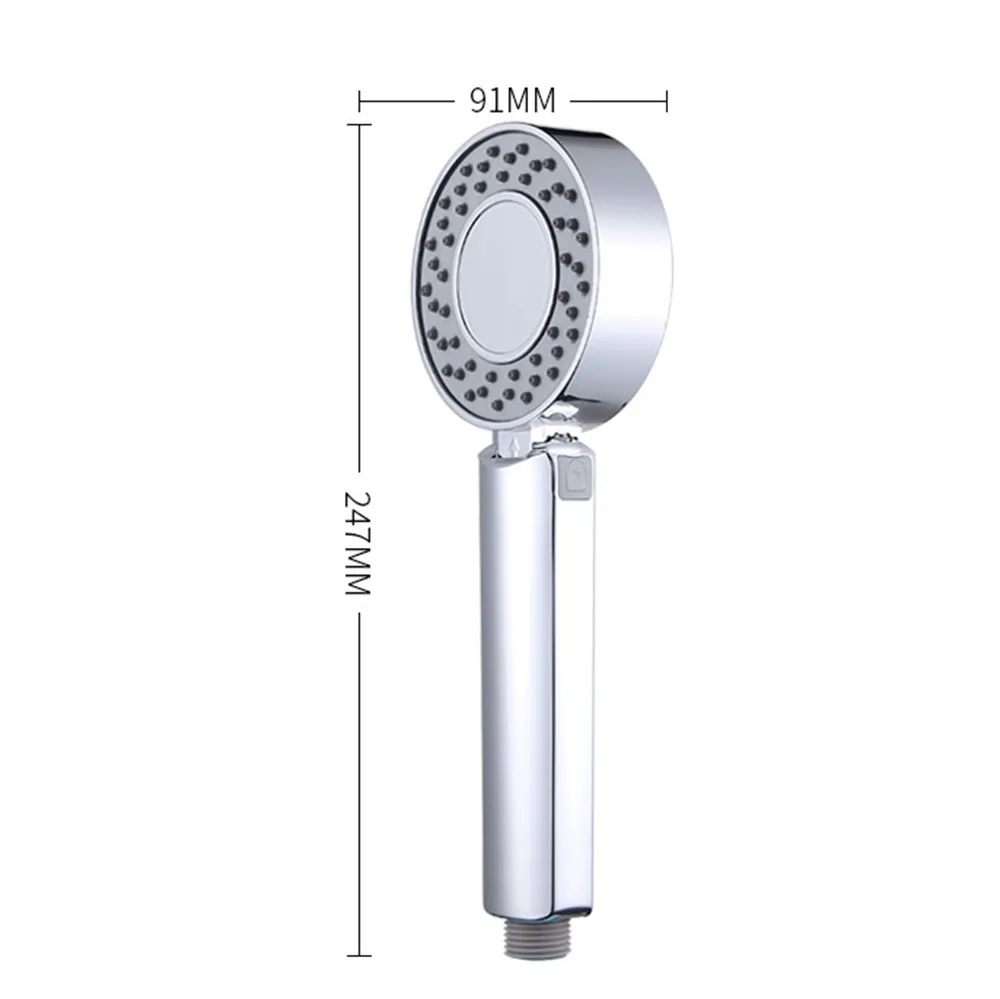 Shower Head Handheld ABS Shower Head Set Handheld Double-sided Adjustable Shower Head SPA Pressurize Filte L1007