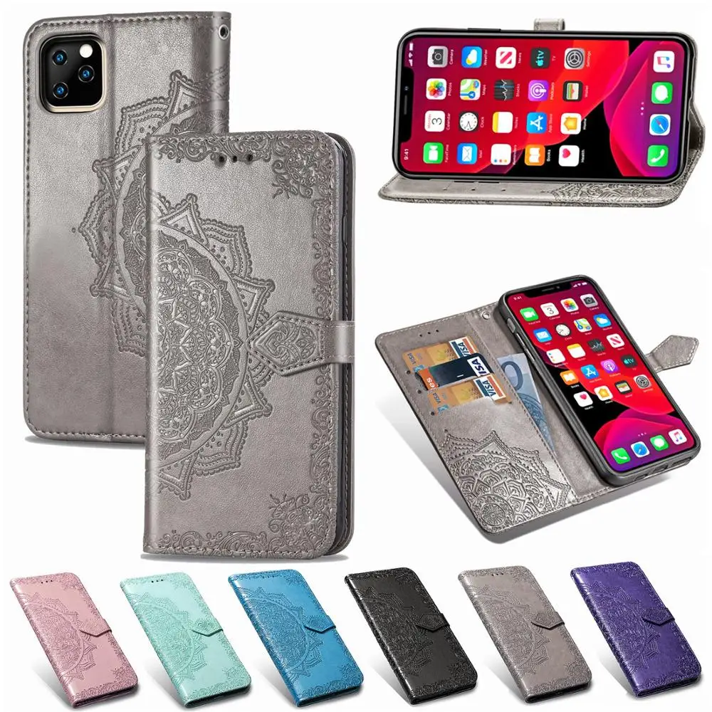 Бабочка кожаный флип чехол для телефона ForiPhone 7 6 6S 8 Plus кошелек слот карт Coque iPhone X XS