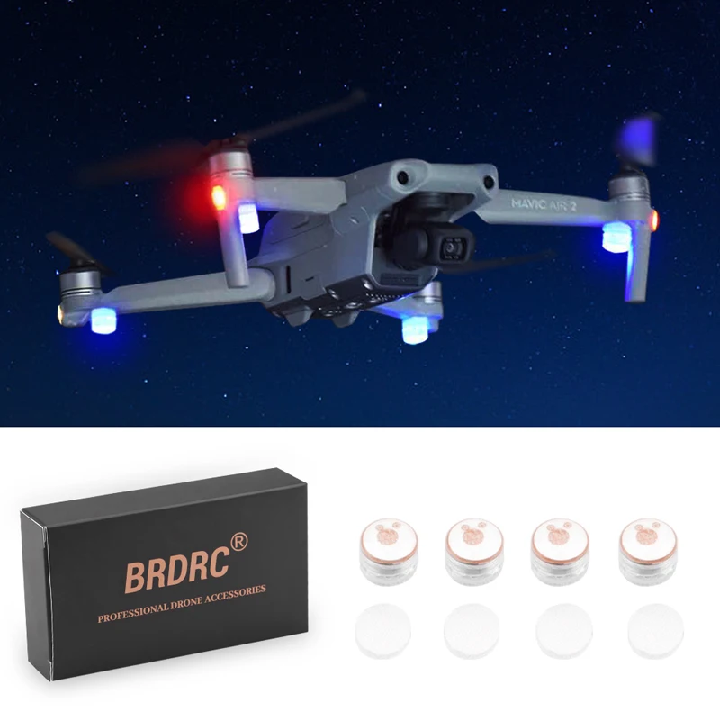 Универсальный ночное F светильник светодиодный для DJI Mavic Air 2/2S/Mini/Ipad Mini 2/Pro/Spark/Mavic 2