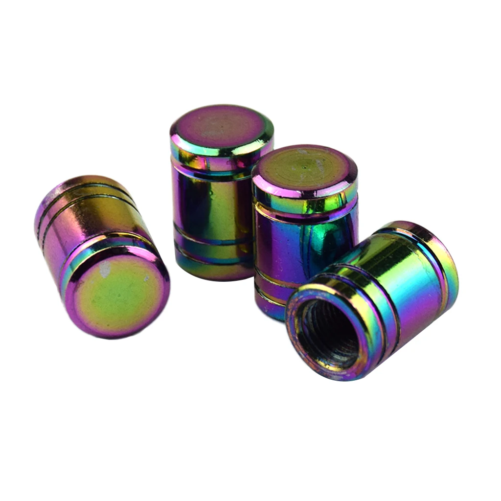 Cylinder Shape Racing Style Tire Valve Cover for Most Vehicles Cars Trucks Pickups