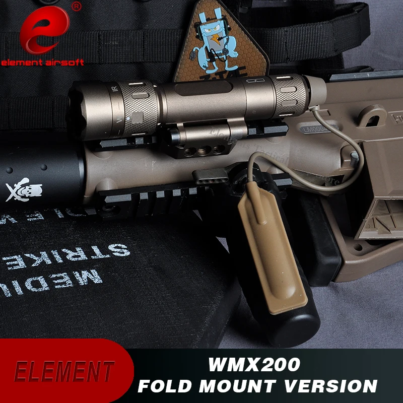 Night Evolution тактический фонарь WMX200 вращения 180 ° раза крепление оружие ИК свет