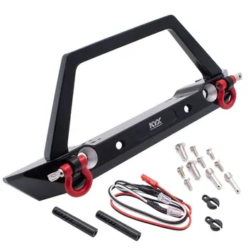 

KYX Racing CNC Alloy Front Bumper Anti-collision Upgrades Parts for 1/10 Axial scx10 TRX-4 RC Crawler Car Accessories