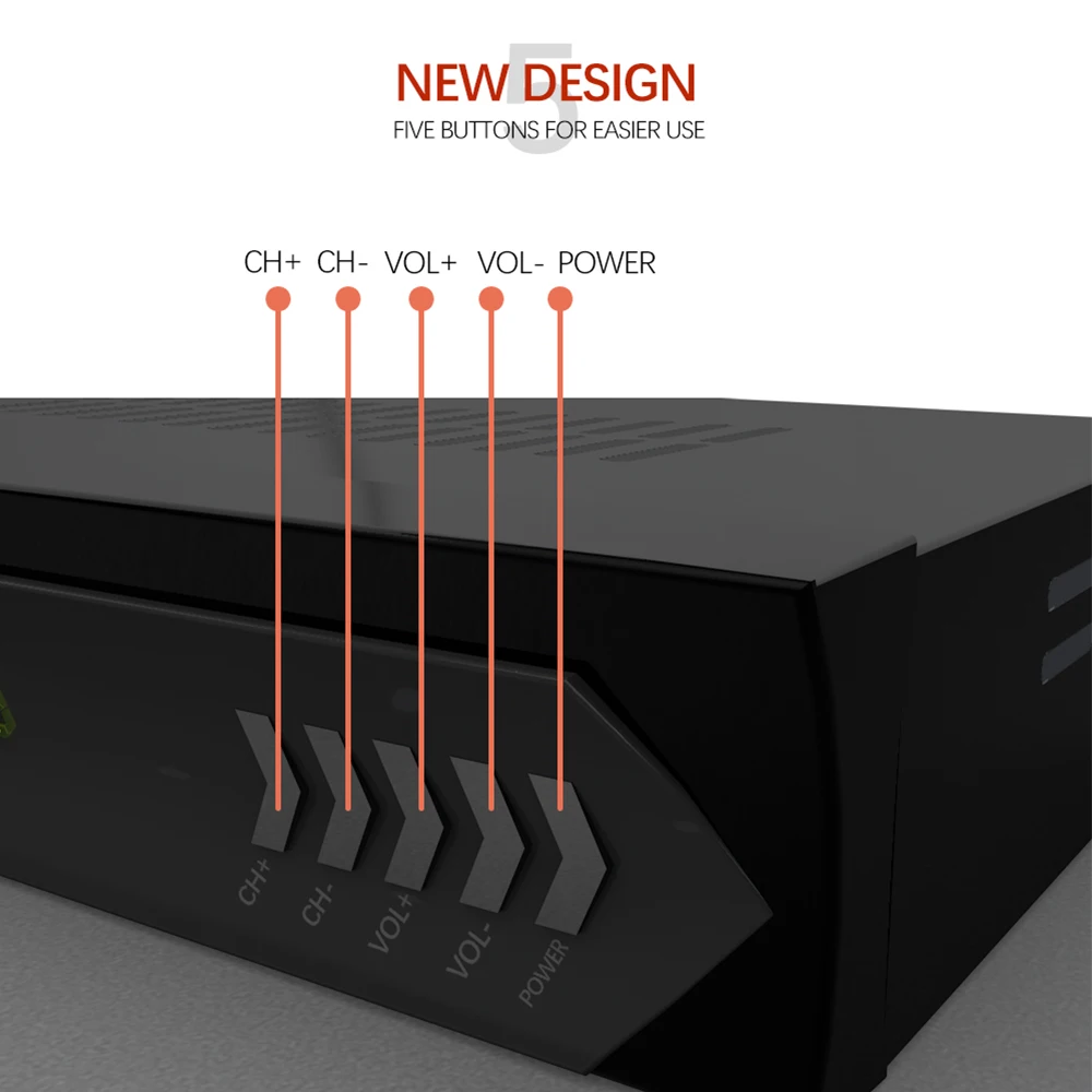 Лидер продаж Европейский ТВ тюнер DVB S2 цифровой спутниковый ресивер Full hd