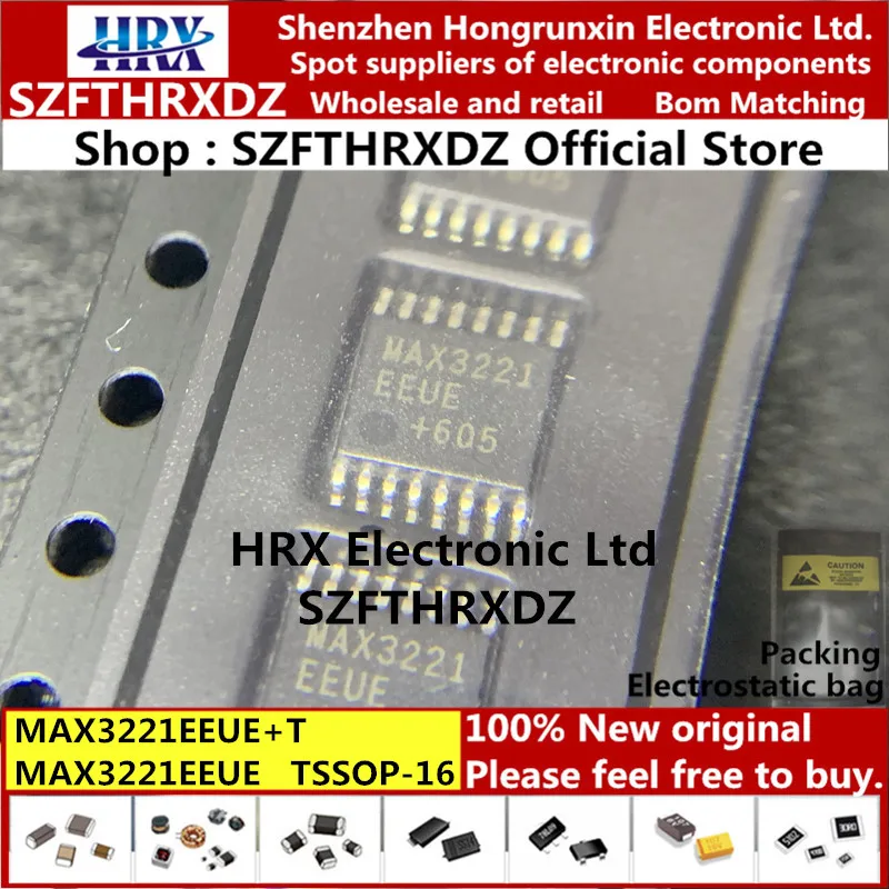 MAX3221EEUE+ T TSSOP16 MAX3221EEUE TSSOP-16 MAX3221 RS-232 интерфейс интегральная схема 2500 шт./катушка