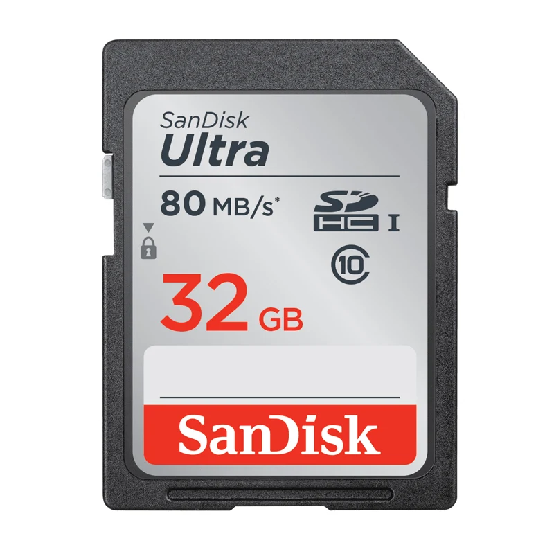 SDUNC-32GB Sandisk разъем для SD карты со шлейфом карты памяти Micro SD карты скорость чтения 80 м/с 16 ГБ 32 ГБ 64 ГБ 128 ГБ для камеры 10 лет гарантии - Емкость: SDUNC-32GB