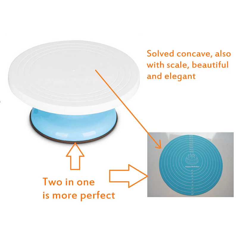 Hot Selling Multi-function Kitchen Silicone Pad Round Tablecloth Noodle Cake Mat Pad Tablecloth Baking Tool Kitchen Accessories