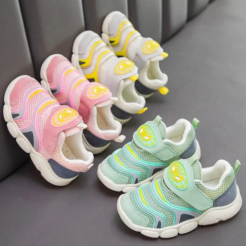 

Girls shoes 1-6T Net Breathable Cartoon Boys Girls Soft Sole Sports Sneakers Casual Children's Shoes Boys Girls Sneakers