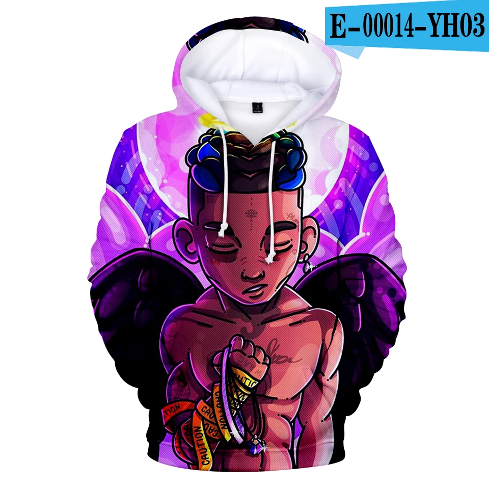 Новейший принт поиск Rapper XXXTentacion толстовка с капюшоном для мужчин/женщин уличная Высококачественная толстовка с капюшоном пуловеры